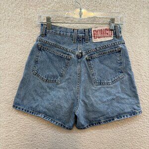 90s Y2K Vintage Bongo Denim Mom Shorts 2 4 25 26 High Waisted 100% Cotton USA